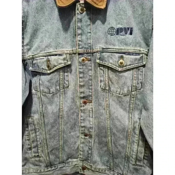 Men's Vintage Dunbrooke Upstream Denim Jean Jacket Medium EUC - Picture 3 of 9